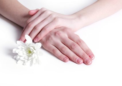 Female hands with soft skin